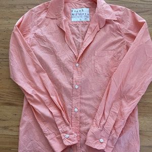 Frank and Eileen Orange Checkered Shirt